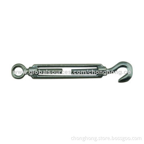 European Type Turnbuckle, Hook and Eye/Hook and Hook/Eye and Eye, AISI304/AISI316 Stainless Steel